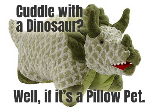 pterodactyl pillow pet