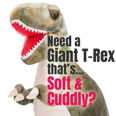 jumbo plush t rex